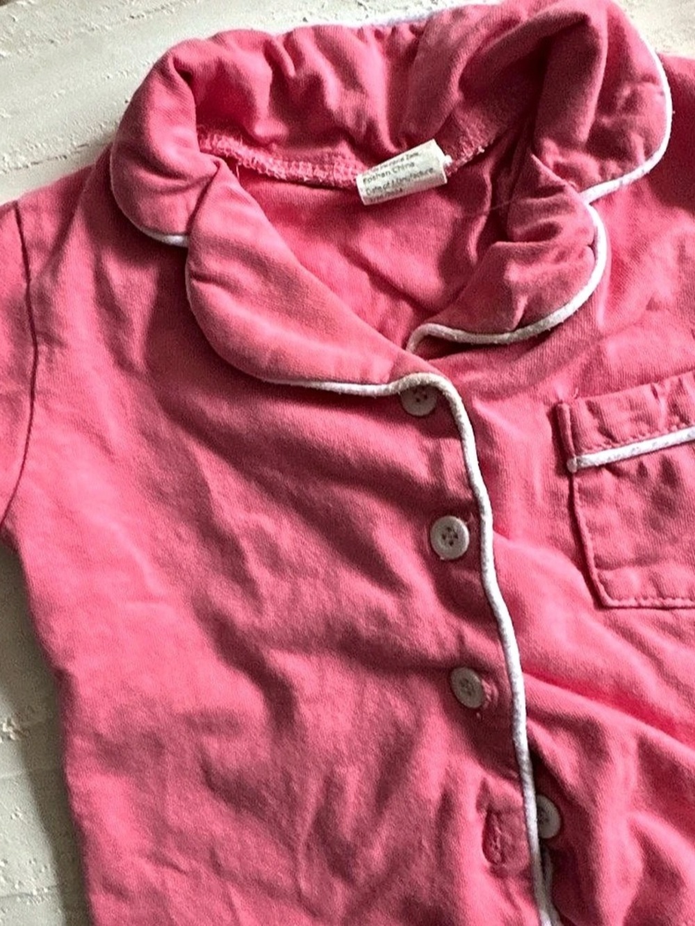 Pink Pajama Short Set - Picture 2 of 3